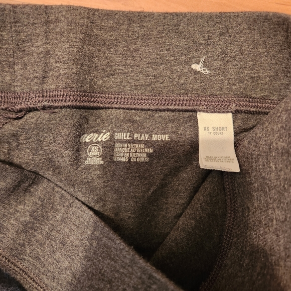 Grey Active SHORT Leggings - Picture 3 of 3